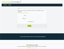 Tablet Screenshot of envivo-connect.com